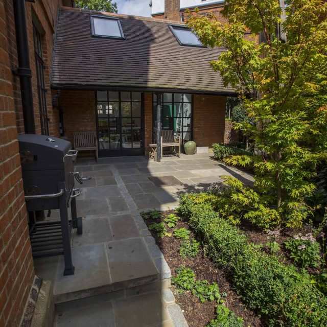 Hampstead garden design at a beautiful historic building in the centre of Hampstead garden surrounds the house to create interesting, different spaces, each.