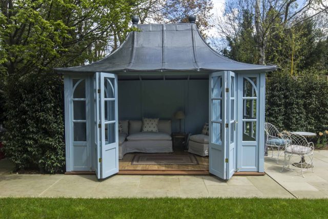 Surbiton Garden Landscape Design Elegant Formal Garden shabby chic theme, Staggered symmetry balanced equilibrium and a contemporary twist to traditional design.