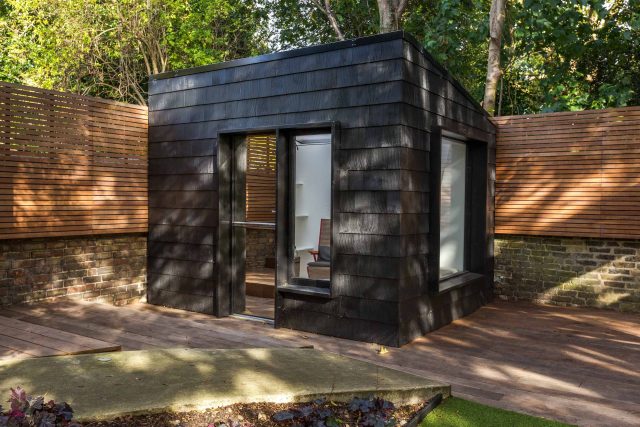 Family garden design in Wandsworth, designed by Philip Wells, Design Box Architecture and constructed by The Garden Builders.