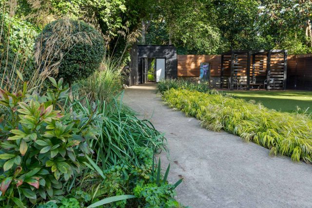 Family garden design in Wandsworth, designed by Philip Wells, Design Box Architecture and constructed by The Garden Builders.