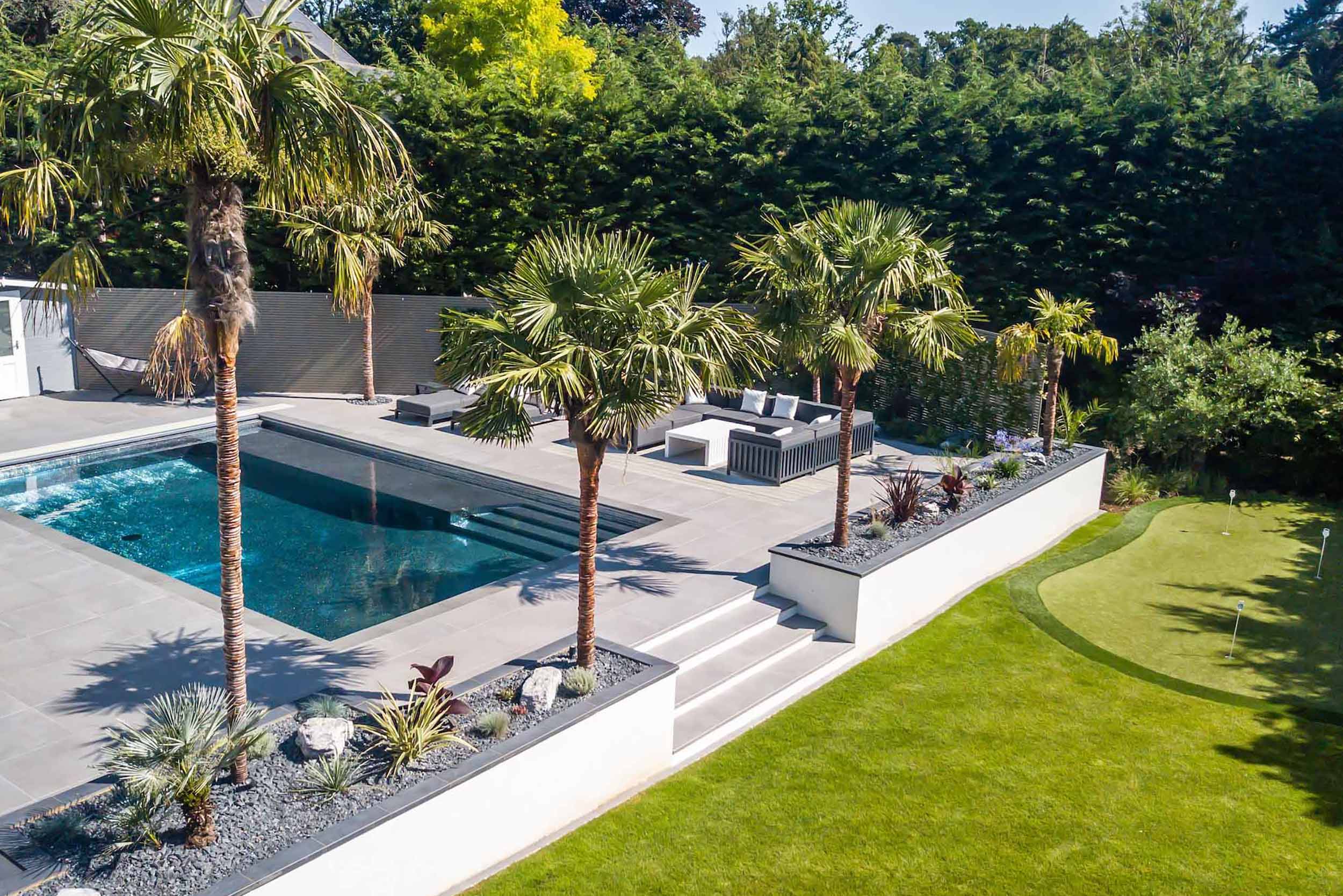View our Contemporary garden design portfolio