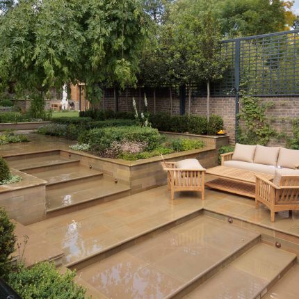 Garden design process from planning and consultation, choosing materials through to construction Garden Landscape Design Consultants.
