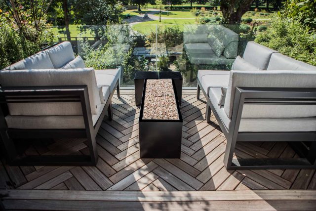 Garden Designer Guildford Surrey Garden Design Landscape Contractor builders, raised decked pathway leads from the gleaming terrace to the hot tub area where an.