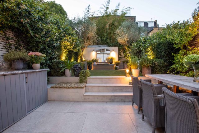 This Small Garden Idea was built by The Garden Builders and designed by the wonderful Lilly-Joan Richardson. This small garden idea was divided into 3 zones.