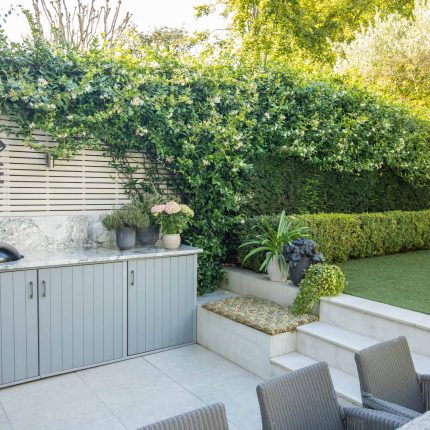 This Small Garden Idea was built by The Garden Builders and designed by the wonderful Lilly-Joan Richardson. This small garden idea was divided into 3 zones.