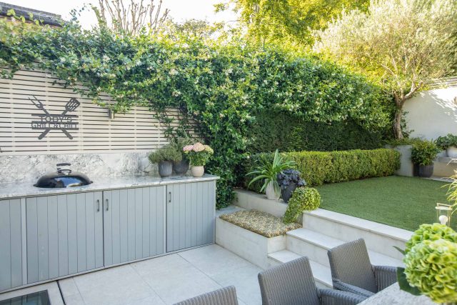 This Small Garden Idea was built by The Garden Builders and designed by the wonderful Lilly-Joan Richardson. This small garden idea was divided into 3 zones.