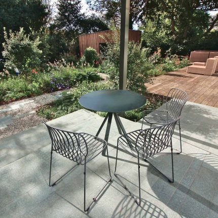 Garden Design Golders Green Strict, linear geometry gives way to a gently curving, hoggin path around the house vibrant relaxing space designed by Lynne Marcus.