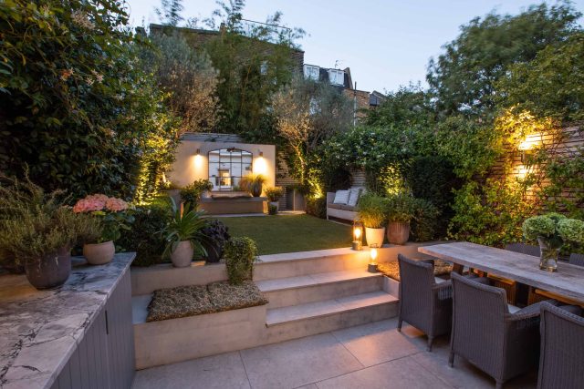 This Small Garden Idea was built by The Garden Builders and designed by the wonderful Lilly-Joan Richardson. This small garden idea was divided into 3 zones.