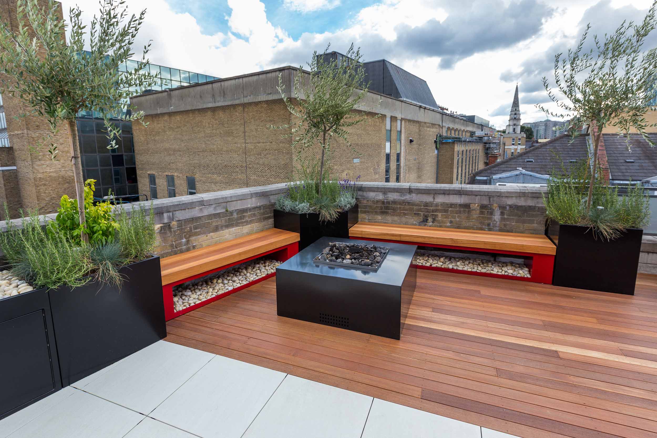 Image showcasing Shoreditch Garden Roof Terrace Penthouse Design London Special