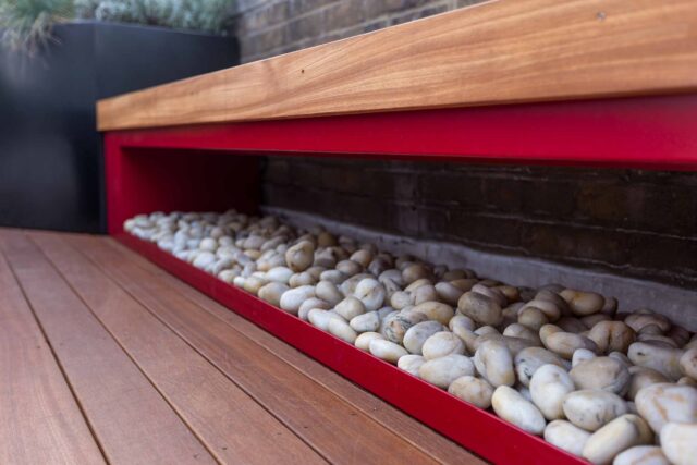 Shoreditch roof garden terrace design by penthouse specialist consultants, contractors and best landscaping company award winning The Garden Builders London.