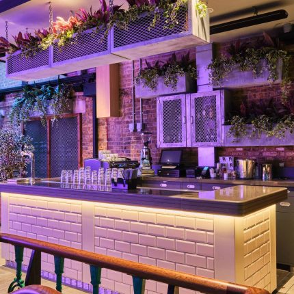 Commercial Landscaping Roof Terrace The Hippodrome Casino London, design and build of the Landscape elements of this 3000 Sq Ft, multi-levelled terrace, bar and.