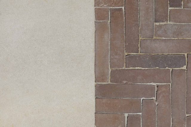 Courtyard Garden Design with an elegant walled space with Yorkstone work Fulham by The Garden Builders, canopy shade for a central lounge planted seating area.