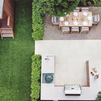 Garden Design Balham South West London Garden Designer Landscape Contractor, complimentary small city garden planting scheme also consisted of roses easigrass.
