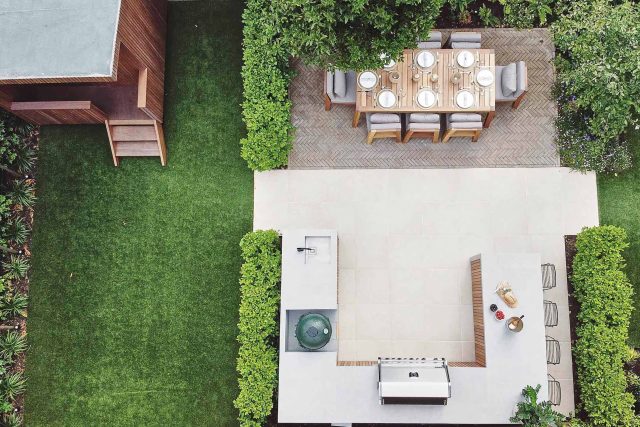 Garden Design Balham South West London Garden Designer Landscape Contractor, complimentary small city garden planting scheme also consisted of roses easigrass.