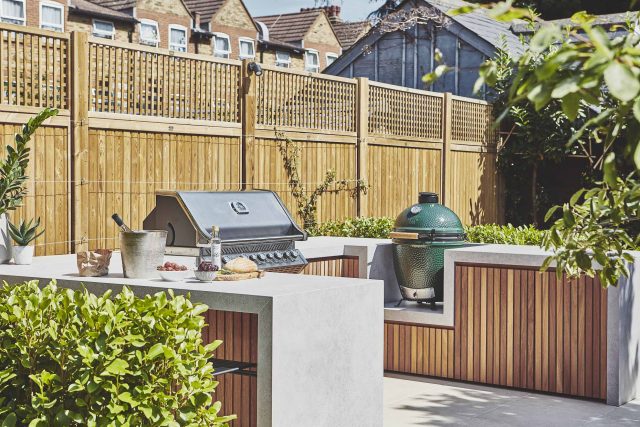Garden Design Balham South West London Garden Designer Landscape Contractor, complimentary small city garden planting scheme also consisted of roses easigrass.