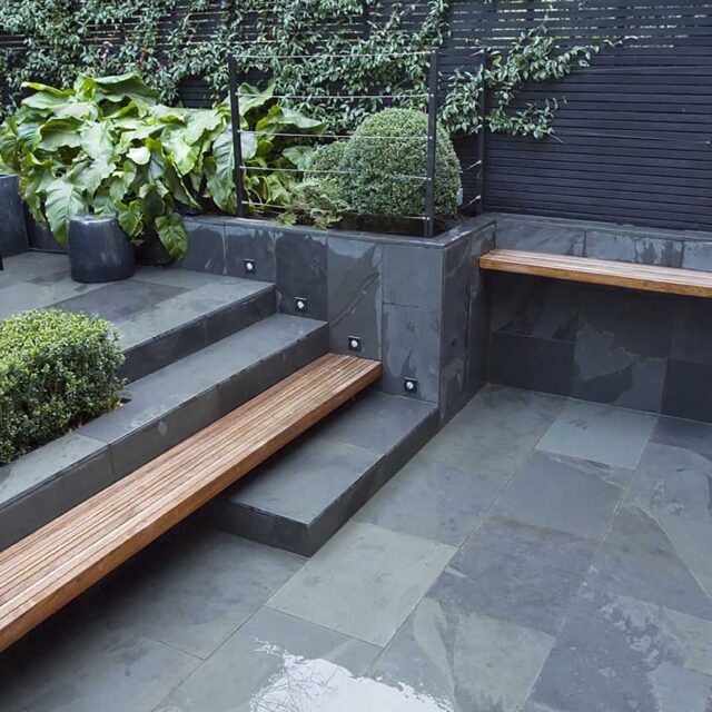 How you can design stairs in your garden outdoors space, Some consider psychic dimensions - act of ascending or descending can be meditative.