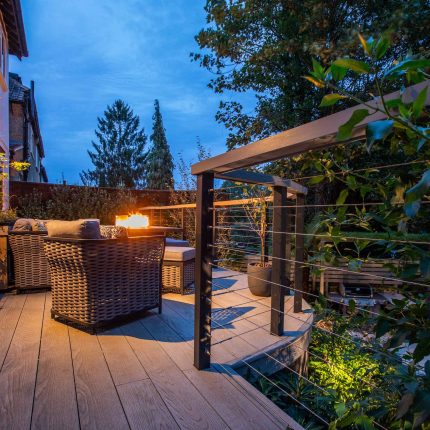 Garden Design Coulsdon Surrey, The semi-rural retreat was completely cleared back to just the structural elements, gardeners and landscaping company in Surrey.