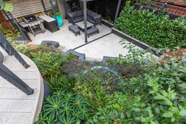 Garden Design Coulsdon Surrey, The semi-rural retreat was completely cleared back to just the structural elements, gardeners and landscaping company in Surrey.