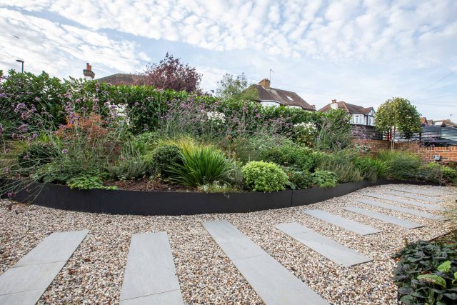 Garden Design Coulsdon Surrey, The semi-rural retreat was completely cleared back to just the structural elements, gardeners and landscaping company in Surrey.