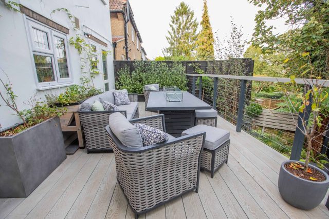 Garden Design Coulsdon Surrey, The semi-rural retreat was completely cleared back to just the structural elements, gardeners and landscaping company in Surrey.