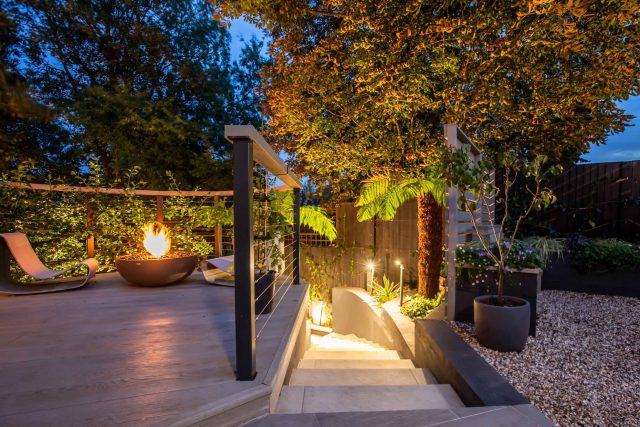 Garden Design Coulsdon Surrey, The semi-rural retreat was completely cleared back to just the structural elements, gardeners and landscaping company in Surrey.