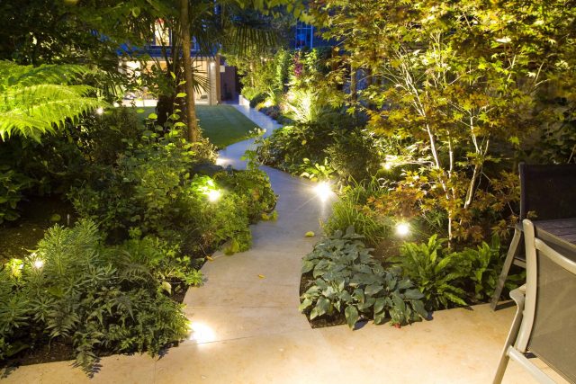 Contemporary Family Garden Design in St Johns Wood Designed and Constructed by The Garden Builders London contracting specialists horticulturalist company.