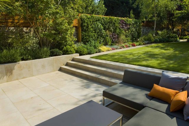 Contemporary Family Garden Design in St Johns Wood Designed and Constructed by The Garden Builders London contracting specialists horticulturalist company.