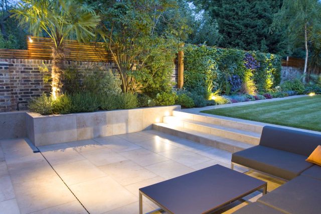 Contemporary Family Garden Design in St Johns Wood Designed and Constructed by The Garden Builders London contracting specialists horticulturalist company.