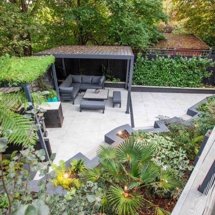 Garden Design Coulsdon Surrey, The semi-rural retreat was completely cleared back to just the structural elements, gardeners and landscaping company in Surrey.