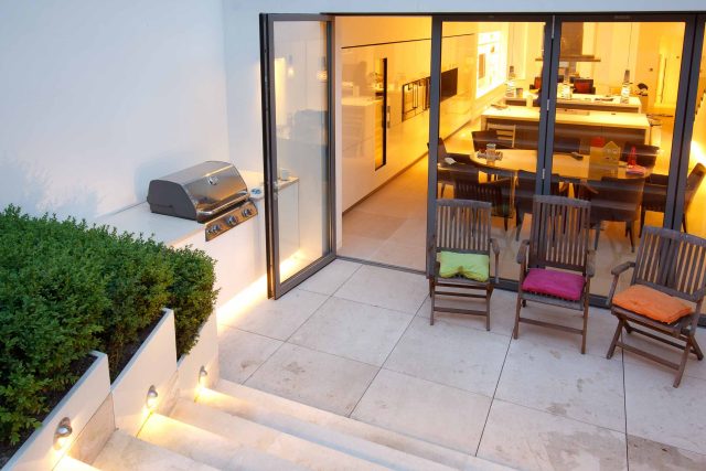 Minimalist yet modern sophisticated by Garden Designer Kate Gould - Palace Gardens Terrace, South Kensington, constructed by Garden Building landscapers.
