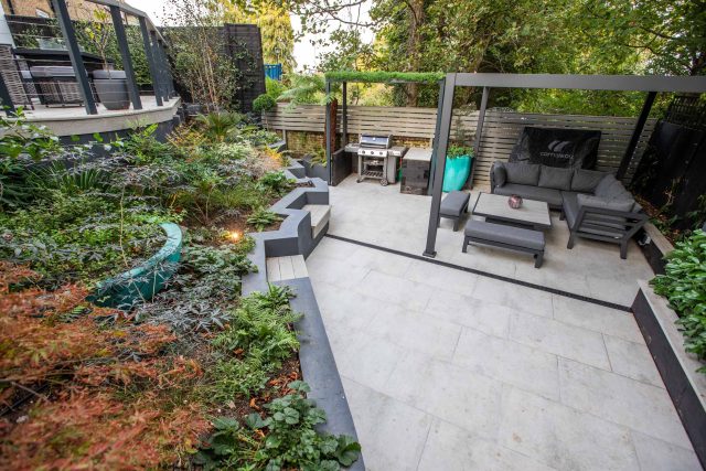 Garden Design Coulsdon Surrey, The semi-rural retreat was completely cleared back to just the structural elements, gardeners and landscaping company in Surrey.