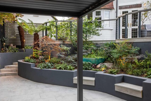 Garden Design Coulsdon Surrey, The semi-rural retreat was completely cleared back to just the structural elements, gardeners and landscaping company in Surrey.