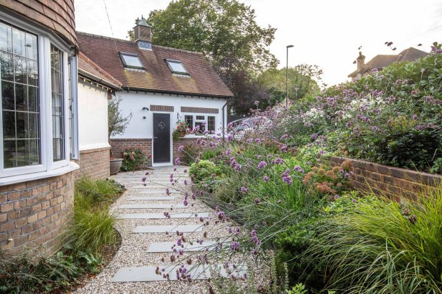 Garden Design Coulsdon Surrey, The semi-rural retreat was completely cleared back to just the structural elements, gardeners and landscaping company in Surrey.