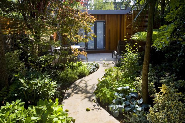 Contemporary Family Garden Design in St Johns Wood Designed and Constructed by The Garden Builders London contracting specialists horticulturalist company.