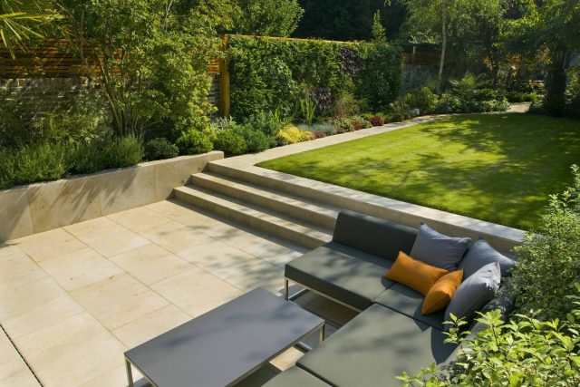 Contemporary Family Garden Design in St Johns Wood Designed and Constructed by The Garden Builders London contracting specialists horticulturalist company.