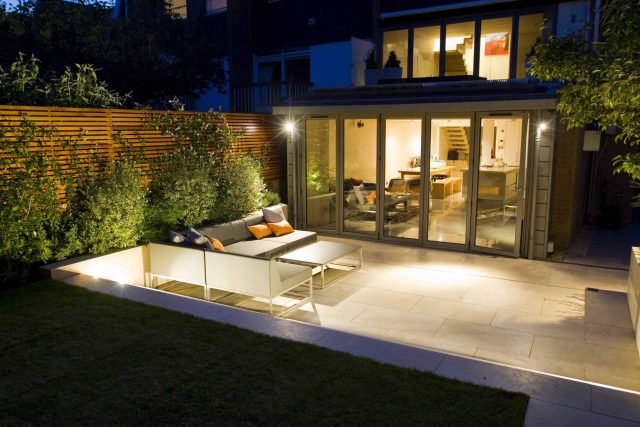 Contemporary Family Garden Design in St Johns Wood Designed and Constructed by The Garden Builders London contracting specialists horticulturalist company.