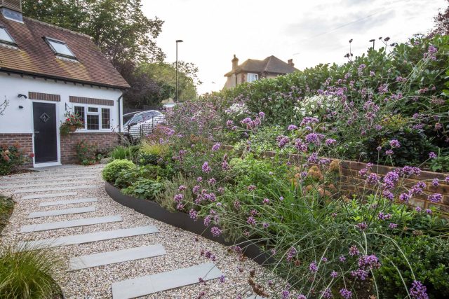 Garden Design Coulsdon Surrey, The semi-rural retreat was completely cleared back to just the structural elements, gardeners and landscaping company in Surrey.