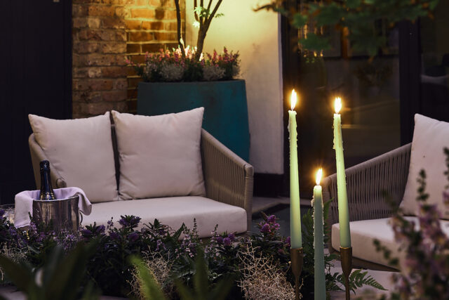 Family garden designer Barnes West London cooking gardens bbq, outdoor environment that blends intelligent design.