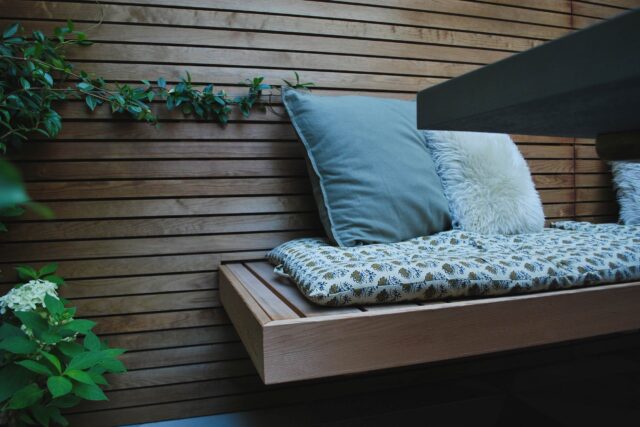 Fulham West London garden design luxury feeling room paving, been transformed into a calm and elegant outdoor living space.