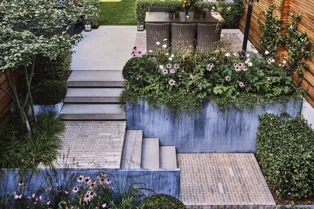 Tooting garden designer sophisticated outdoor retreat kitchen pergola, outdoor retreat for relaxation dining & year-round enjoyment.