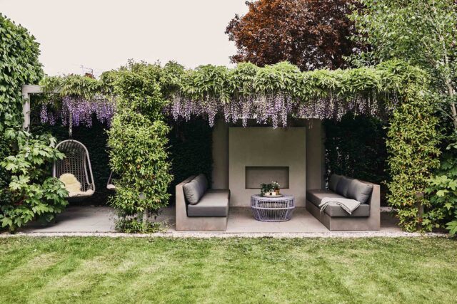 Wandsworth family garden designer modern outdoor create usable space, with a refined sense of structure and tranquillity.