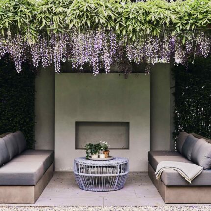 Wandsworth family garden designer modern outdoor create usable space, with a refined sense of structure and tranquillity.