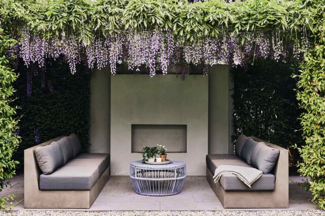 Wandsworth family garden designer modern outdoor create usable space, with a refined sense of structure and tranquillity.