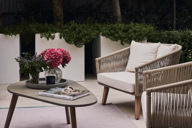 Wimbledon family garden designer tranquil outdoor multi purpose family living space that functions as an extension of the home. 