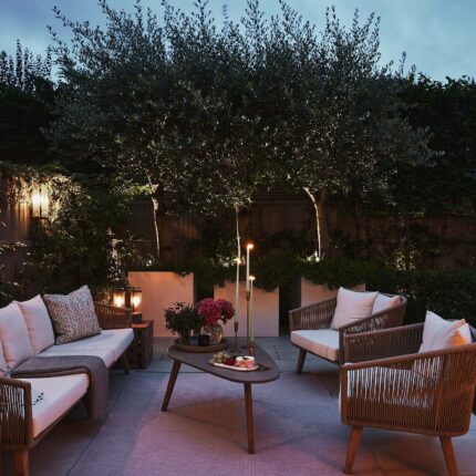 Wimbledon family garden designer tranquil outdoor transformed multi purpose living space